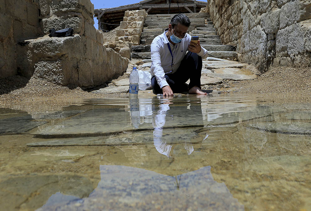 Jordan River Jesus baptism site is today barely a trickle